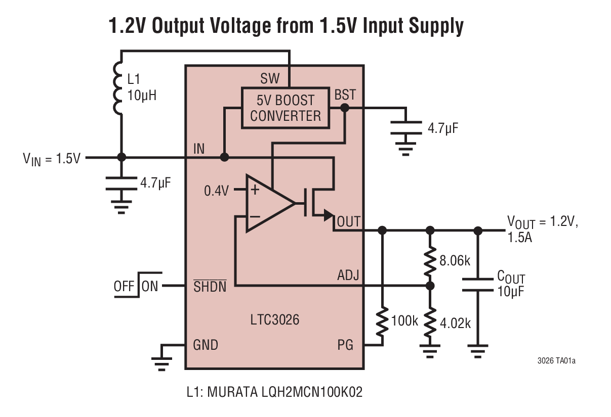 LTC3026Ӧͼһ